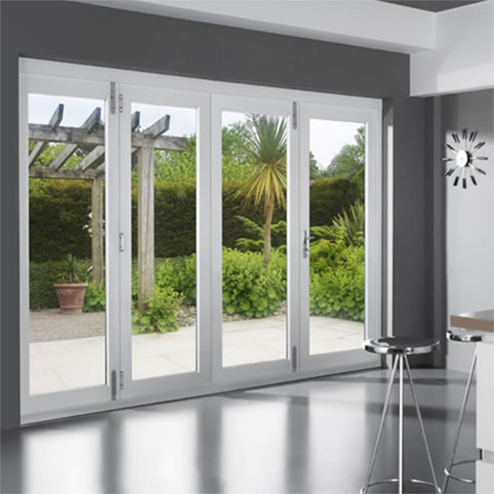concertina slider patio terrasse door installation